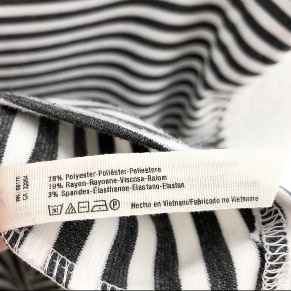 Free People | Beach Gray Striped Mock Neck Dress - Picture 5 of 7